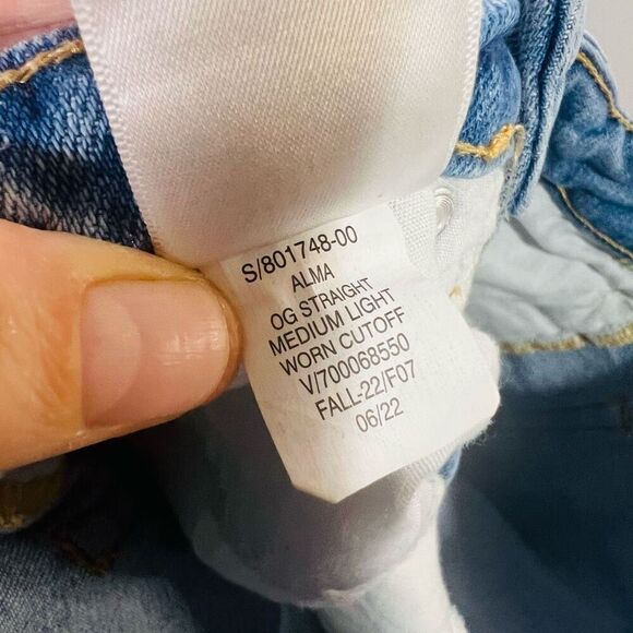 Old Navy High Rise O.G. Straight Jeans Sz 4 - Picture 9 of 11